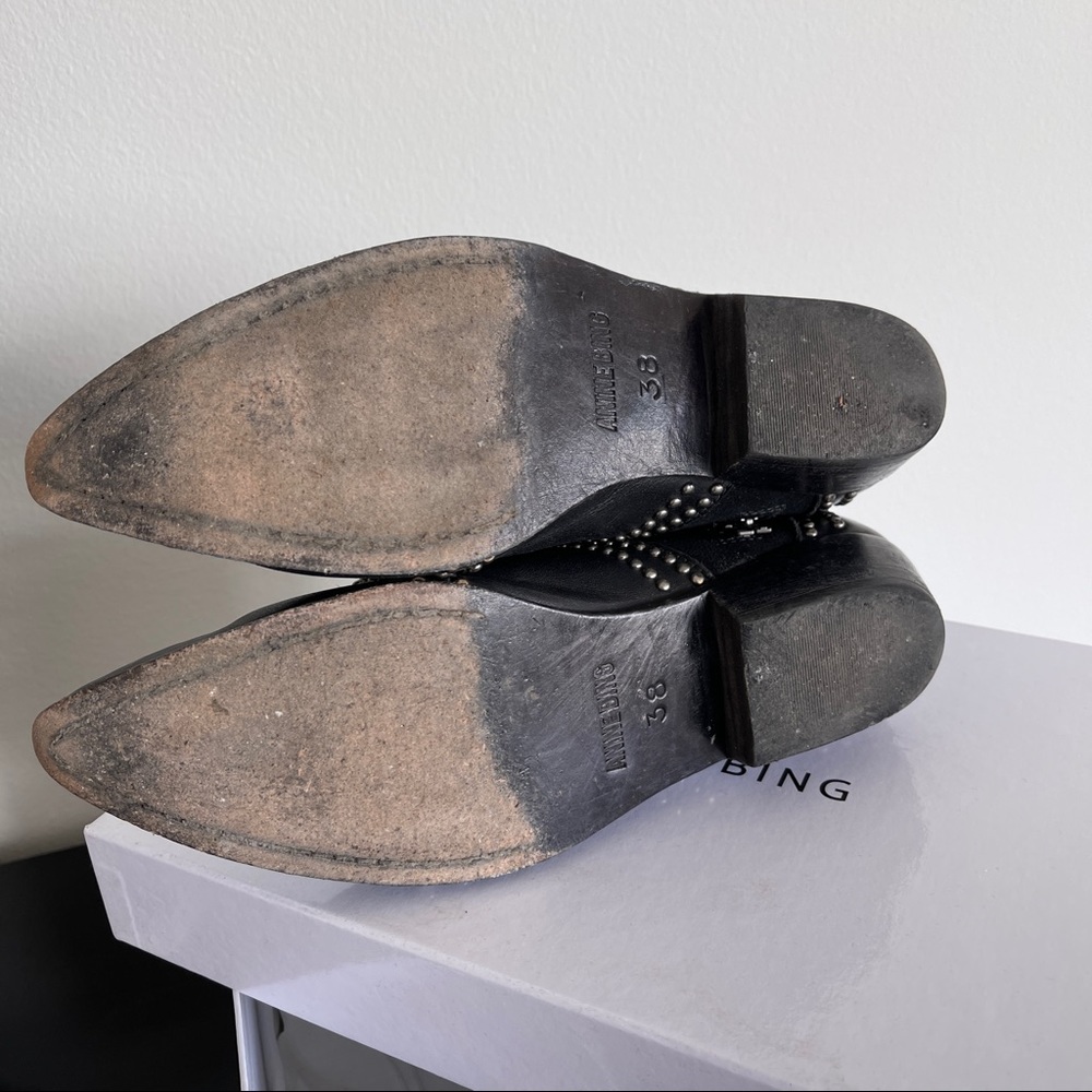 Anine Bing Charlie boots black with antique silver 38 - Picture 5 of 5